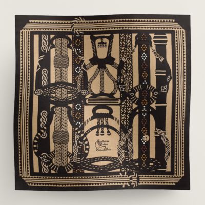 【おしゃれ】HERMES Cerchietto Gilda “Fantaisie d’Etriers” Fantaisie d'Etriers scarf 90 | Hermès Australia